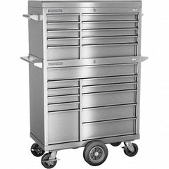 Champion Tool Storage - Tool Storage Combos & Systems Type: Top Chest/Roller Cabinet Combo with Maintenance Cart Drawers Range: 16 Drawers or More - Eagle Tool & Supply
