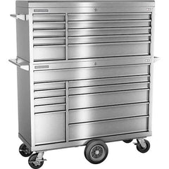 Champion Tool Storage - Tool Storage Combos & Systems Type: Top Chest/Roller Cabinet Combo with Maintenance Cart Drawers Range: 16 Drawers or More - Eagle Tool & Supply