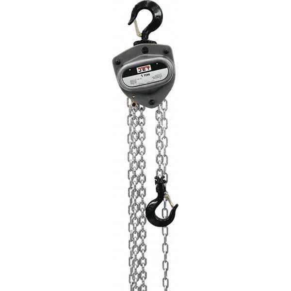 Jet - 4,000 Lb Capacity, 40' Lift Height, Manual Chain Hoist - Eagle Tool & Supply