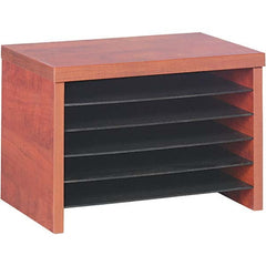 ALERA - Desktop File Organizers Type: Book Shelf Color: Cherry - Eagle Tool & Supply