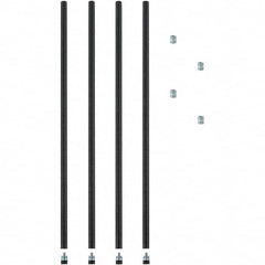 ALERA - 36" Wide x 36" High Open Shelving Post For Wire Shelving - Eagle Tool & Supply