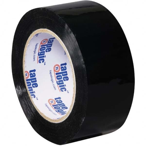 Tape Logic - Pack of (18) 110 Yd Rolls 2" Black Box Sealing & Label Protection Tape - Eagle Tool & Supply