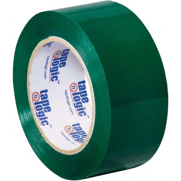 Tape Logic - Pack of (6) 110 Yd Rolls 2" Green Box Sealing & Label Protection Tape - Eagle Tool & Supply