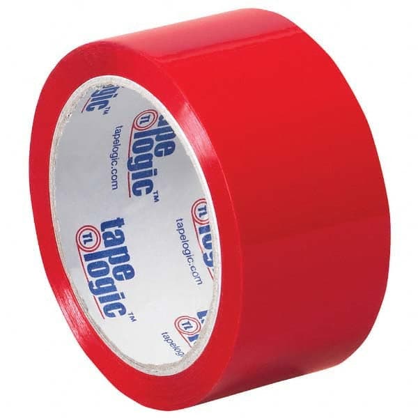 Tape Logic - Pack of (6), 2" x 55 Yd Rolls of Red Box Sealing & Label Protection Tape - Eagle Tool & Supply