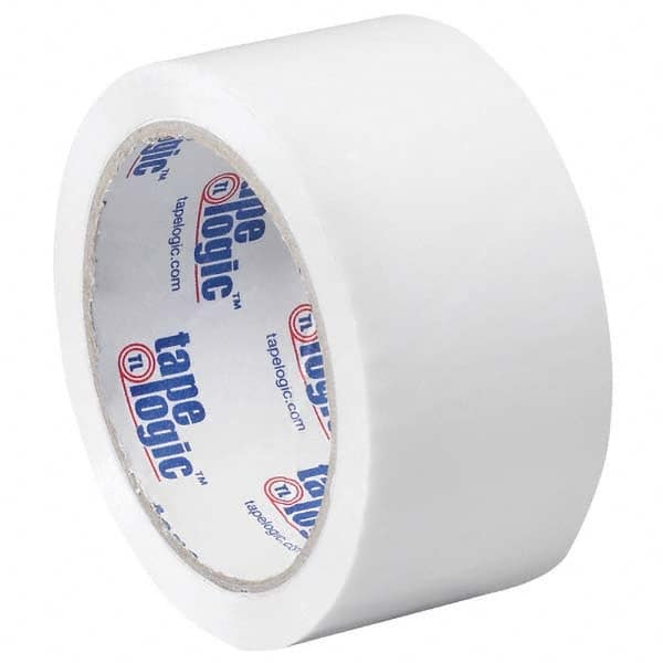 Tape Logic - Pack of (6) 55 Yd Rolls 2" White Box Sealing & Label Protection Tape - Eagle Tool & Supply