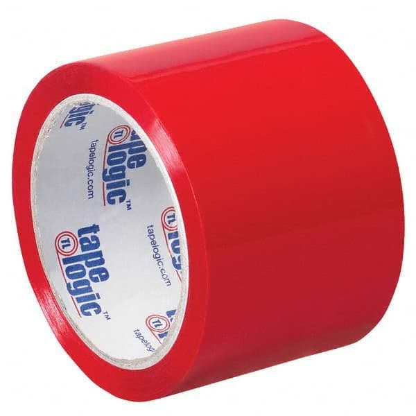 Tape Logic - Pack of (6) 55 Yd Rolls 3" Red Box Sealing & Label Protection Tape - Eagle Tool & Supply