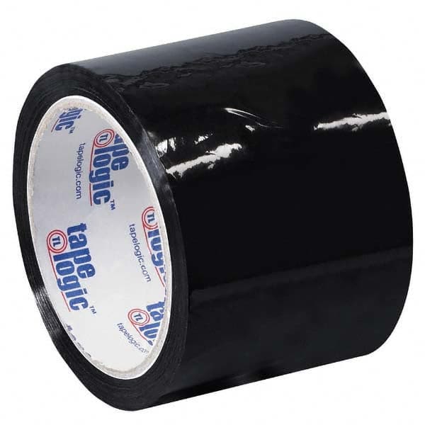 Tape Logic - Pack of (6) 55 Yd Rolls 3" Black Box Sealing & Label Protection Tape - Eagle Tool & Supply