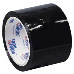 Tape Logic - Pack of (6) 55 Yd Rolls 3" Black Box Sealing & Label Protection Tape - Eagle Tool & Supply