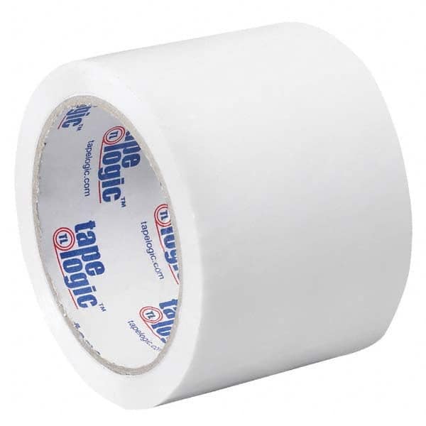 Tape Logic - Pack of (6) 55 Yd Rolls 3" White Box Sealing & Label Protection Tape - Eagle Tool & Supply
