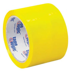 Tape Logic - Pack of (6) 55 Yd Rolls 3" Yellow Box Sealing & Label Protection Tape - Eagle Tool & Supply