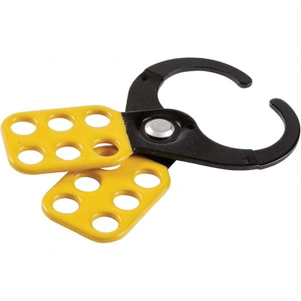 Brady - Lockout Hasps Hasp Type: Scissor-Action Jaw Type: Single Jaw - Eagle Tool & Supply