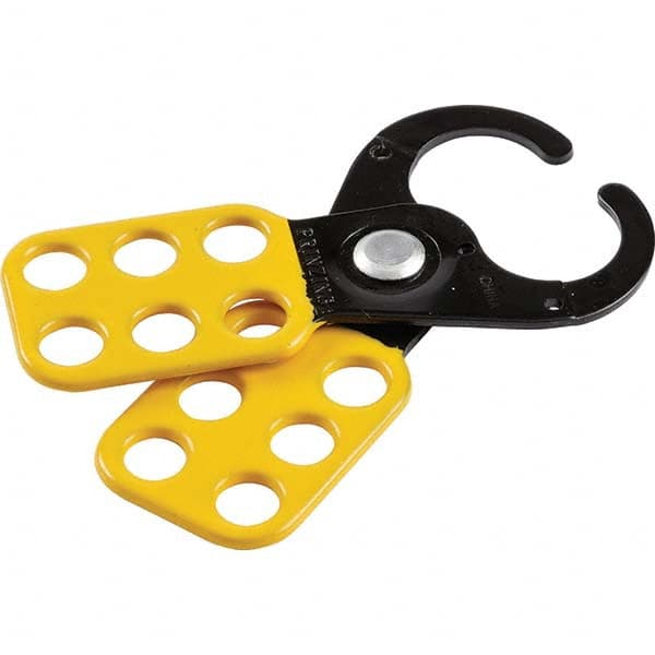 Brady - Lockout Hasps Hasp Type: Scissor-Action Jaw Type: Single Jaw - Eagle Tool & Supply