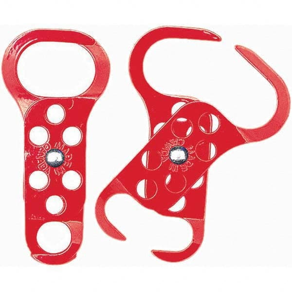 Brady - Lockout Hasps Hasp Type: Scissor-Action Jaw Type: Double Jaw - Eagle Tool & Supply