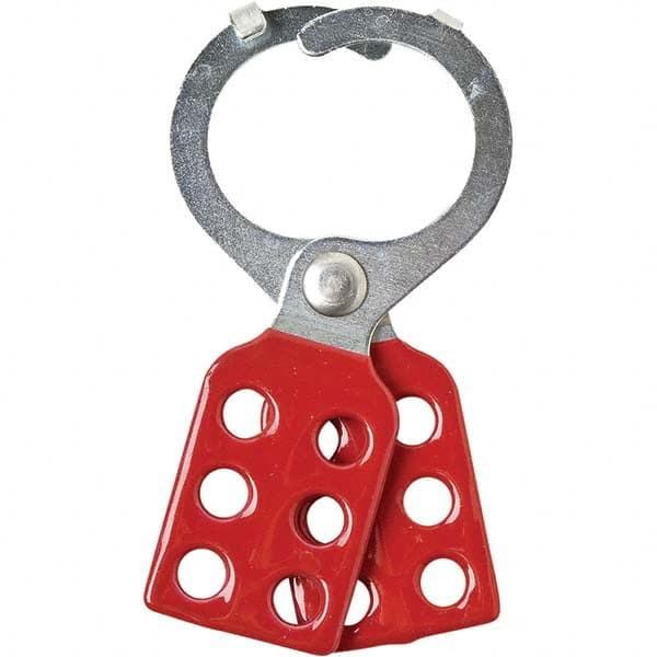 Brady - Lockout Hasps Hasp Type: Scissor-Action Jaw Type: Single Jaw - Eagle Tool & Supply