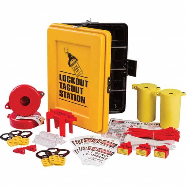 Brady - Equipped Lockout Device Station - Eagle Tool & Supply