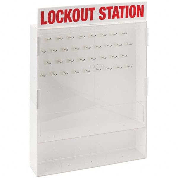 Brady - Empty Polystyrene Lockout Device Station - Eagle Tool & Supply