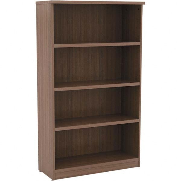 ALERA - Bookcases Height (Inch): 55 Color: Walnut - Eagle Tool & Supply