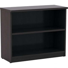 ALERA - Bookcases Height (Inch): 29-1/2 Color: Espresso - Eagle Tool & Supply