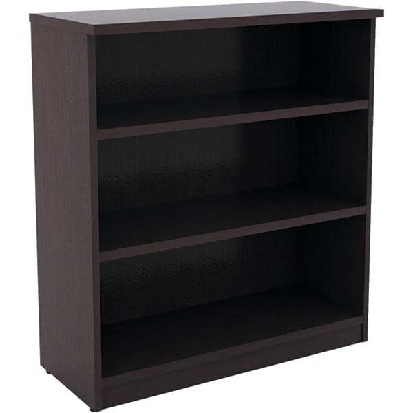 ALERA - Bookcases Height (Inch): 39-3/4 Color: Espresso - Eagle Tool & Supply