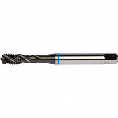 DORMER - 1-8 UNC 4 Flute 2B/3B Semi-Bottoming Spiral Flute Tap - Eagle Tool & Supply