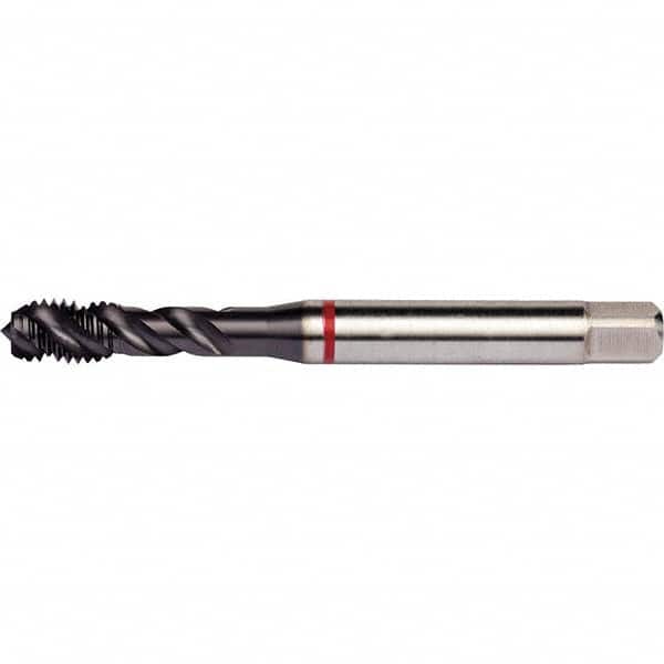 DORMER - 4-40 UNC 3 Flute 2B Semi-Bottoming Spiral Flute Tap - Eagle Tool & Supply