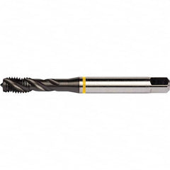 DORMER - 1/2-20 UNF 3 Flute 2B Semi-Bottoming Spiral Flute Tap - Eagle Tool & Supply