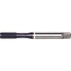 DORMER - 1/4-28 UNF 2BX 4 Flute TiAlN Finish Cobalt Machine Tap - Eagle Tool & Supply