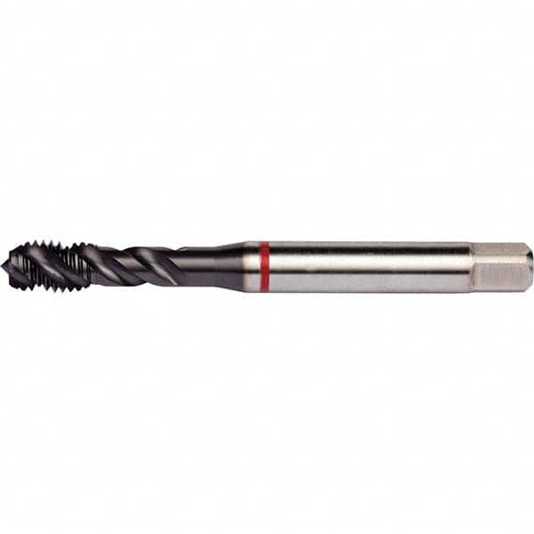 DORMER - 1/2-20 UNF 3 Flute 2B Semi-Bottoming Spiral Flute Tap - Eagle Tool & Supply