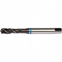 DORMER - 3/8-24 UNF 3 Flute 2B/3B Semi-Bottoming Spiral Flute Tap - Eagle Tool & Supply