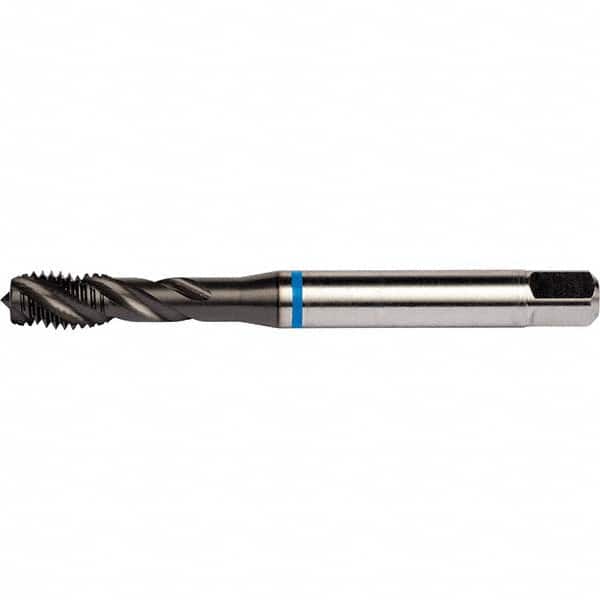 DORMER - 1/2-20 UNF 4 Flute 2B/3B Semi-Bottoming Spiral Flute Tap - Eagle Tool & Supply
