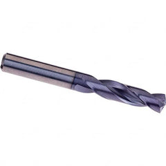 DORMER - 3.6mm 140° Spiral Flute Solid Carbide Screw Machine Drill Bit - Eagle Tool & Supply