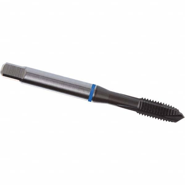 DORMER - 7/16-14 UNC 2B/3B 4 Flute TiAlN/WC/C Finish PM Cobalt Spiral Point Tap - Eagle Tool & Supply