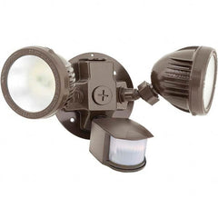 Hubbell Lighting - Motion Sensing Light Fixtures Detection Angle: 180 Number of Heads: 2 - Eagle Tool & Supply