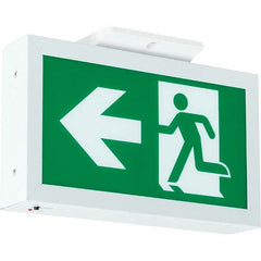 Hubbell Lighting - Illuminated Exit Signs Number of Faces: 1 Letter Color: Green - Eagle Tool & Supply