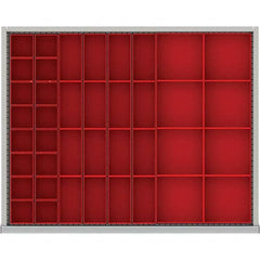 LISTA - 40-Compartment Drawer Divider Layout for 2.17" High Drawers - Eagle Tool & Supply