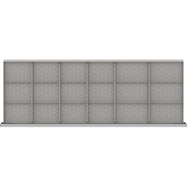 LISTA - 18-Compartment Drawer Divider Layout for 3.15" High Drawers - Eagle Tool & Supply