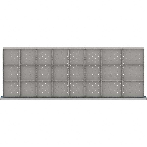 LISTA - 24-Compartment Drawer Divider Layout for 3.15" High Drawers - Eagle Tool & Supply