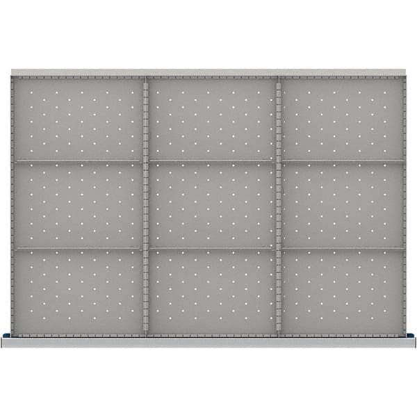 LISTA - 9-Compartment Drawer Divider Layout for 3.15" High Drawers - Eagle Tool & Supply