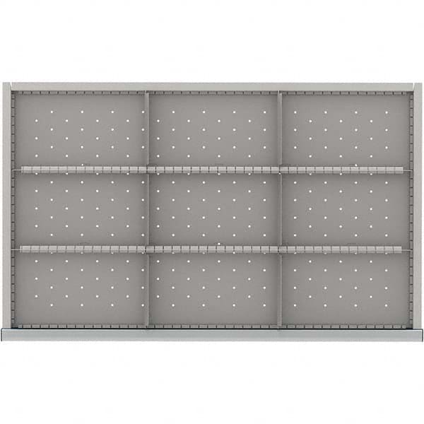 LISTA - 9-Compartment Drawer Divider Layout for 3.15" High Drawers - Eagle Tool & Supply