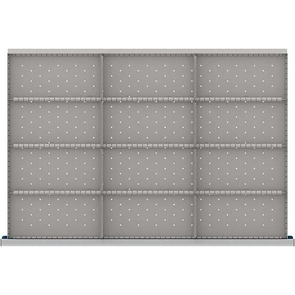LISTA - 12-Compartment Drawer Divider Layout for 3.15" High Drawers - Eagle Tool & Supply
