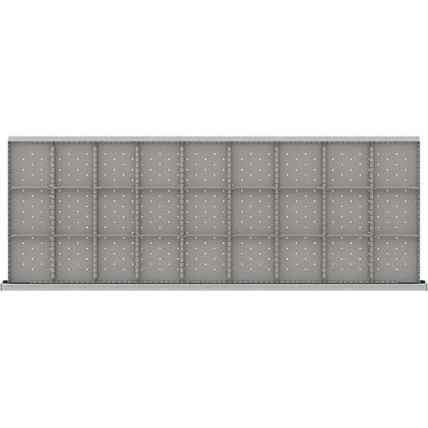 LISTA - 27-Compartment Drawer Divider Layout for 3.15" High Drawers - Eagle Tool & Supply