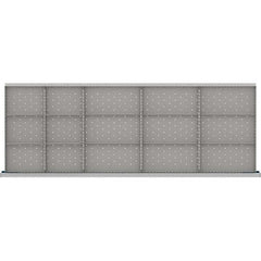LISTA - 15-Compartment Drawer Divider Layout for 3.15" High Drawers - Eagle Tool & Supply