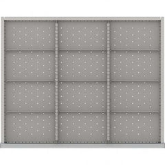 LISTA - 12-Compartment Drawer Divider Layout for 3.15" High Drawers - Eagle Tool & Supply