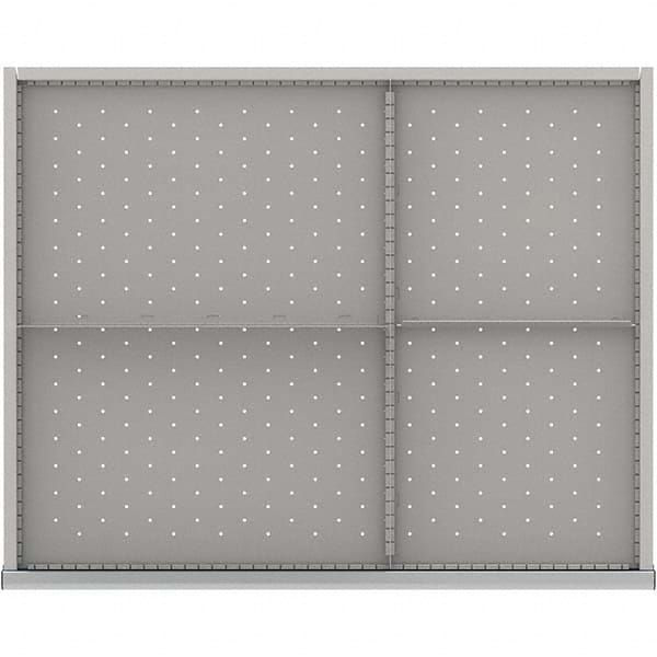 LISTA - 4-Compartment Drawer Divider Layout for 3.15" High Drawers - Eagle Tool & Supply