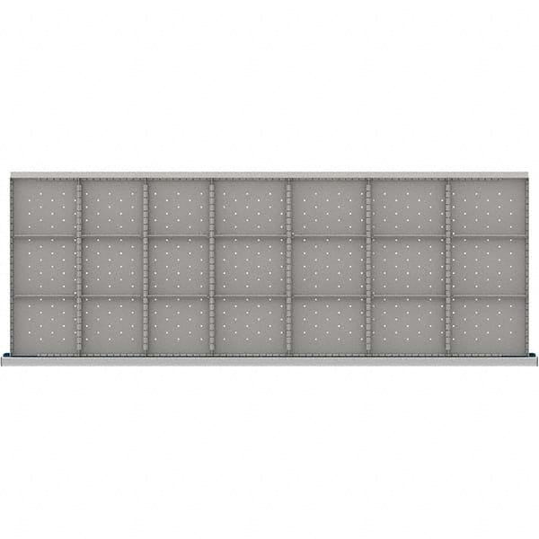 LISTA - 21-Compartment Drawer Divider Layout for 3.15" High Drawers - Eagle Tool & Supply