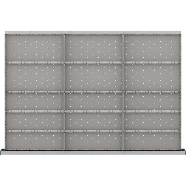 LISTA - 15-Compartment Drawer Divider Layout for 3.15" High Drawers - Eagle Tool & Supply