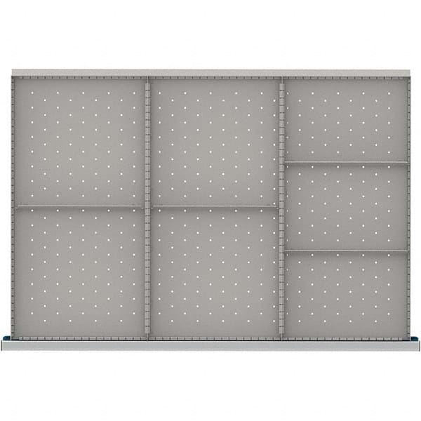 LISTA - 7-Compartment Drawer Divider Layout for 3.15" High Drawers - Eagle Tool & Supply