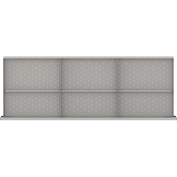 LISTA - 6-Compartment Drawer Divider Layout for 3.15" High Drawers - Eagle Tool & Supply