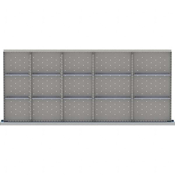 LISTA - 15-Compartment Drawer Divider Layout for 3.15" High Drawers - Eagle Tool & Supply