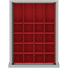 LISTA - 20-Compartment Drawer Divider Layout for 2.17" High Drawers - Eagle Tool & Supply